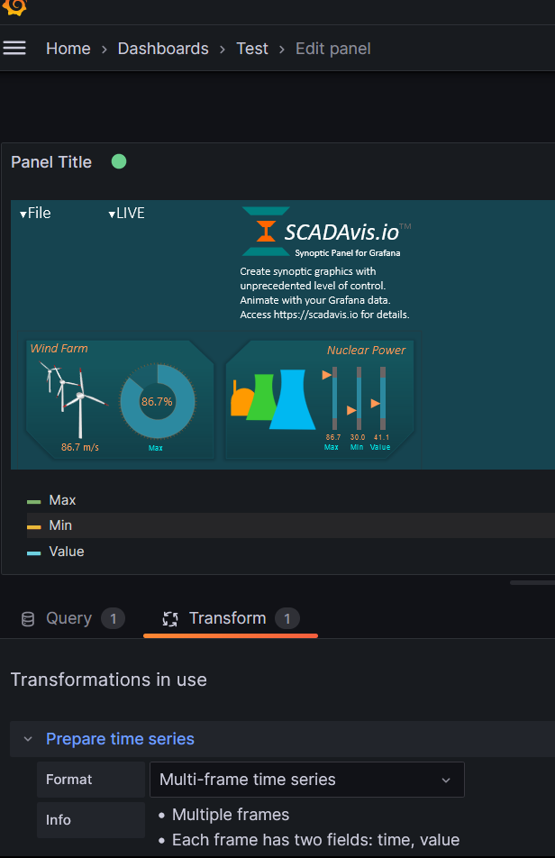 Grafana Panel Screenshot 1